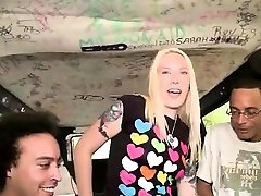Vigorous blonde Teddi Holland flirts with a buddy