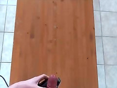 Huge hands free cumshot 4 slow-motion
