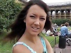 Nasty blowjob in a public place