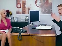 New Secretary Kylie ahiawra rai Gets Serviced By Boss