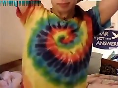 Dreadlock Hippy Webcam Girl Plays