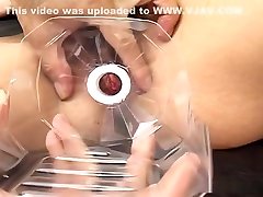 Yukari Mayama is on her back testing toys and getting cummed onto
