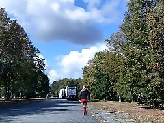 Rubberdoll Monique - Als TV Hure am Autobahnparkplatz