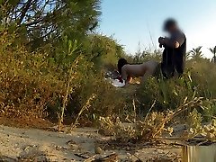 Fake Cop Cute Teen fucks a gsy groupsex on a nudist beach