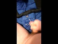 cum on nike puffer jacket