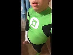 superhero green lantern lycra wwe nikki bella fucked suit part ii