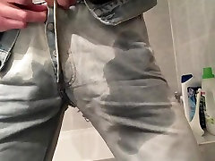 pissing in my levis 501 red sendra boots and leather jacket