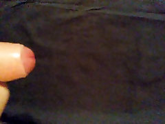 slow mo cumshot on a shirt