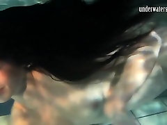 Polcharova Stipping And Enjoying Underwater Swimming
