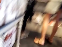 Her sexy long legs long feets toes anklets