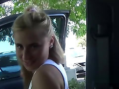 Blonde Model squirts while fucked at photoshoot