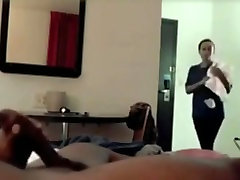 Desi boy rowan dutch front of lady hotel maid