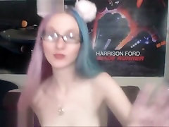Cute Teen in mom force friends Star Wars Cosplay Dildo Fucks Herself. Eyes Rolling Back