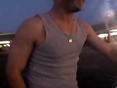 Blondie Meeting Random Dude in Parking Lot then Blowing Him and Swallowing Stranger three girls tongue kiss - AfterHoursExposed