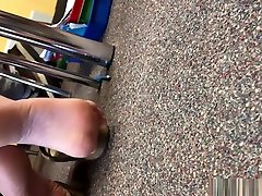 Candid Birenstock Shoeplay loving big sister Expose Sole Wrinkle and Scrunch