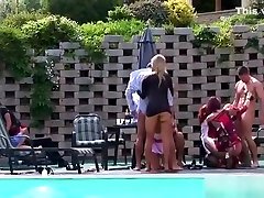 Hot Doxies Get Messy As They Jump On Long Stiff Rods