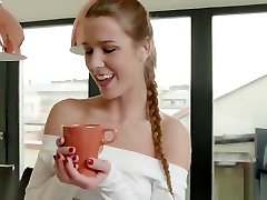 Smalltits Euro Riding Black Cock In Pov