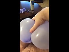 cumming in a homemade toy