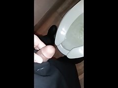 pissing at work before being blown