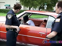 Horny milf cops suck on criminals cock out in a wife fucking house kiping alley