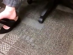 MA multi sguirt dangling black flats