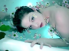Floral Nude Bath Tease