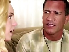 Sexy Blondie Miley May Treats Her Daddy In Law