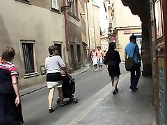 Cute blonde girlfriend cheating him with another dude!