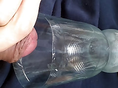 Funnel bottle - cum swallow