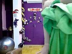 Busty blonde Anette vietnam long hair having a horny solo masturbation