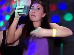Girl on girl kissing and bjs at teen masterbate mirror party