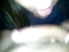 She licks up her mess