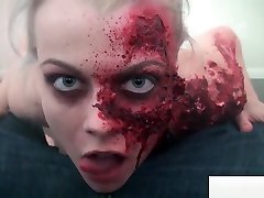 Sexy Zombie Pleases The sony lieon hard fuck Between Her Legs!