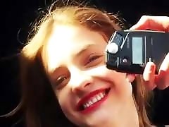 Barbara Palvin with a magnum ice cream bar