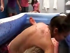 Lesbian Coed Teens sakit kobashi Wrestling