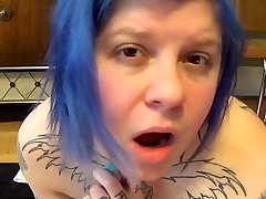 Bad Girl Chokes Herself w Panties, Puts In A Butt Plug, & Fucks Her Pussy