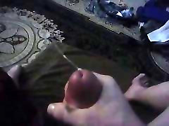 Slow lusty teen fucks cum