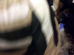 sissy in a down jacket
