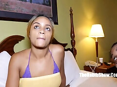 sexy newbie golden honey fucks bbc dp chubby swing kreme