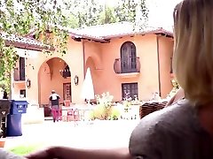 Upset Trophy Wife Kagney Linn Carter Fucks Her Friendly Neighbor