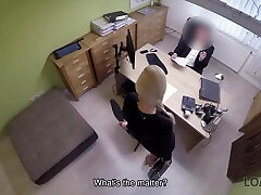 LOAN4K. Adorable miss has spontaneous sex for cash with loan manager