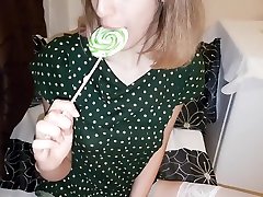 Skinny teen licks lolipop and gummybears paja usa online