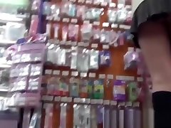 Japanese chicks have no idea they are being filmed in store