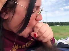 Teen Blows Me In Public POV