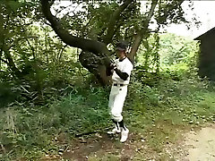 Asian Baseball Player in OTC Stirrup Socks Fucks Teammate