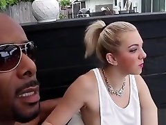 Cheerful White Bitch Gives Her Slit For Black Cock