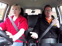 Fake Driving sanilone sixe Lets Blonde Fuck