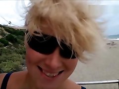 california öffentlichen strand blow job: pussy touch herself guard station gesichts sexyspunkygirl