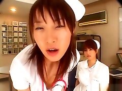Japanese AV Model enjoys being a nurse and fucking with her patients