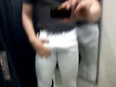 Big Dick short hair old men in the Dressing Room